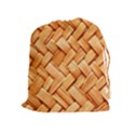 WOVEN STRAW Drawstring Pouches (Extra Large) View1