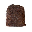 RUSTY METAL PATTERN Drawstring Pouches (Extra Large) View2