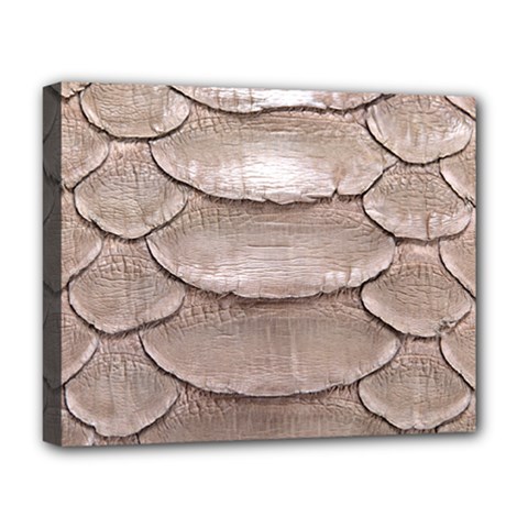 Scaly Leather Deluxe Canvas 20  X 16   by trendistuff