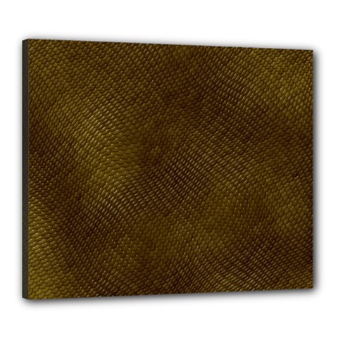 Reptile Skin Canvas 24  X 20  by trendistuff