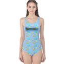 Birds Pattern2 One Piece Swimsuit View1