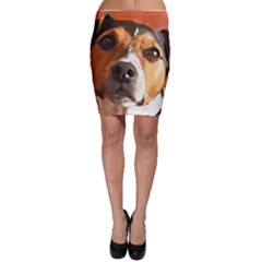 Jack Russell Terrier Bodycon Skirts by Rowdyjrt