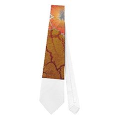 Surfing, Surfboard With Flowers And Floral Elements Neckties (one Side)  by FantasyWorld7