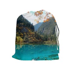 Jiuzhaigou Valley 3 Drawstring Pouches (extra Large) by trendistuff