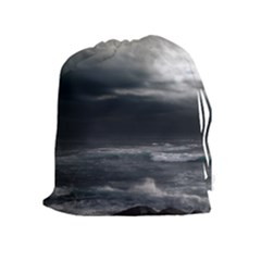 Ocean Storm Drawstring Pouches (extra Large) by trendistuff