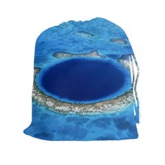 Great Blue Hole 2 Drawstring Pouches (xxl) by trendistuff