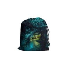 Waitomo Glowworm Drawstring Pouches (small)  by trendistuff