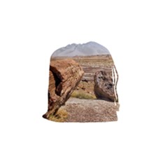 Petrified Desert Drawstring Pouches (small)  by trendistuff