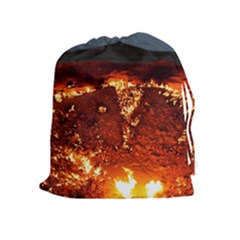 Door To Hell Drawstring Pouches (extra Large) by trendistuff