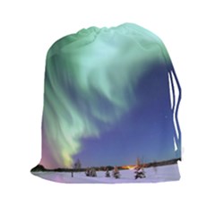 Aurora Borealis Drawstring Pouches (xxl) by trendistuff
