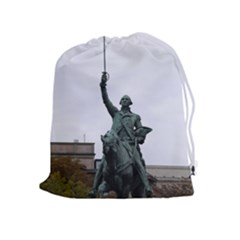 Washington Statue Drawstring Pouches (extra Large) by trendistuff