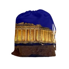 Parthenon 2 Drawstring Pouches (extra Large) by trendistuff
