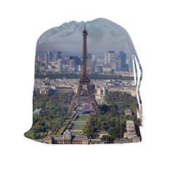 Eiffel Tower 2 Drawstring Pouches (xxl) by trendistuff