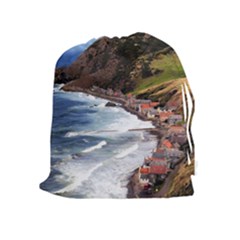 Scotland Crovie Drawstring Pouches (extra Large) by trendistuff