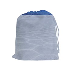 Salt Flats Drawstring Pouches (extra Large) by trendistuff