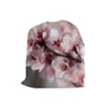 PLUM BLOSSOMS Drawstring Pouches (Large)  View1