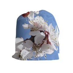 Apricot Blossoms Drawstring Pouches (extra Large) by trendistuff