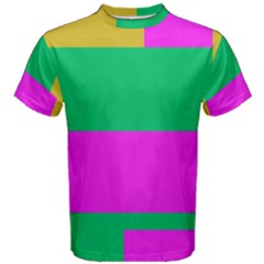 Rectangles And Other Shapes Men s Cotton Tee by LalyLauraFLM