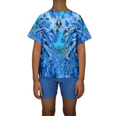 Medusa Metamorphosis Kid s Short Sleeve Swimwear by icarusismartdesigns
