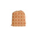 Peach Pineapple Abstract Circles Arches Drawstring Pouches (XS)  View1