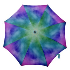 Rainbow Watercolor Hook Handle Umbrellas (medium) by StuffOrSomething