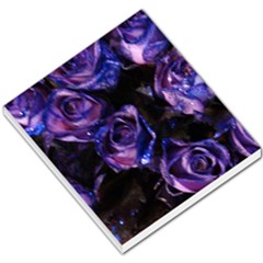 Purple Glitter Roses Valentine Love Small Memo Pads by yoursparklingshop
