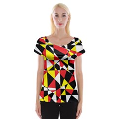 Shattered Life With Rays Of Hope Women s Cap Sleeve Top by StuffOrSomething