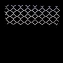 Black & White Quatrefoil Pattern Flap Closure Messenger Bag (L) View1