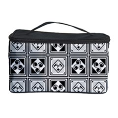 Black And White Cosmetic Storage Cases by FunkyPatterns