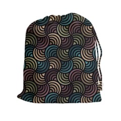 Glowing Abstract Drawstring Pouches (xxl) by FunkyPatterns