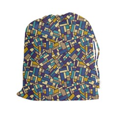 Pastel Tiles Drawstring Pouches (xxl) by FunkyPatterns