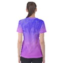 Ombre Purple Pink Women s Cotton Tee View2