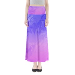 Ombre Purple Pink Maxi Skirts by BrightVibesDesign