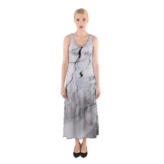 Tree Reflection Sleeveless Maxi Dress by RoseanneJonesPhotography