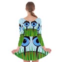 Snail Long Sleeve Velvet Skater Dress View2