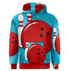 Bowling  Men s Pullover Hoodie by Valentinaart