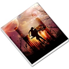 Dancing In The Night With Moon Nd Stars Small Memo Pads by FantasyWorld7