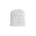 Honeycomb pattern graphic design Drawstring Pouch (Small) View1