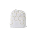 Honeycomb pattern graphic design Drawstring Pouch (Small) View2