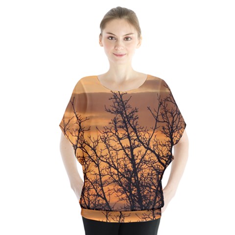 Colorful Sunset Blouse by picsaspassion