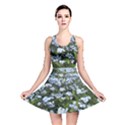 Blue Forget-me-not flowers Reversible Skater Dress View1