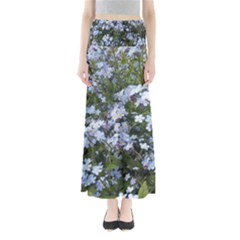 Little Blue Forget-me-not Flowers Maxi Skirts by picsaspassion