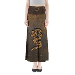 Awesome Dragon, Tribal Design Maxi Skirts by FantasyWorld7
