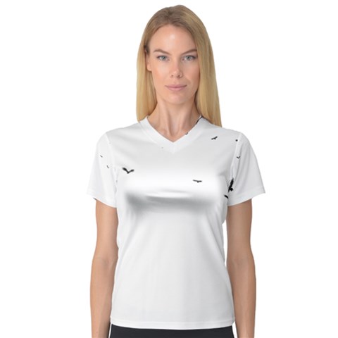 Fly Women s V-neck Sport Mesh Tee by Brittlevirginclothing
