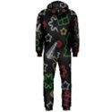 Colorful Xmas pattern Hooded Jumpsuit (Men)  View2