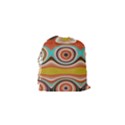 Oval Circle Patterns Drawstring Pouches (XS)  View2