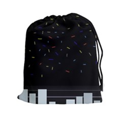 Night Drawstring Pouches (xxl) by Moma