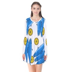 Mackerel Meal 2 Flare Dress by Valentinaart