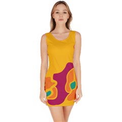 Colorful Creativity Sleeveless Bodycon Dress by Valentinaart