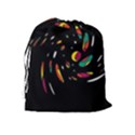 Colorful twist Drawstring Pouches (Extra Large) View2